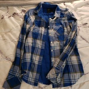 American Eagle Blue Flannel